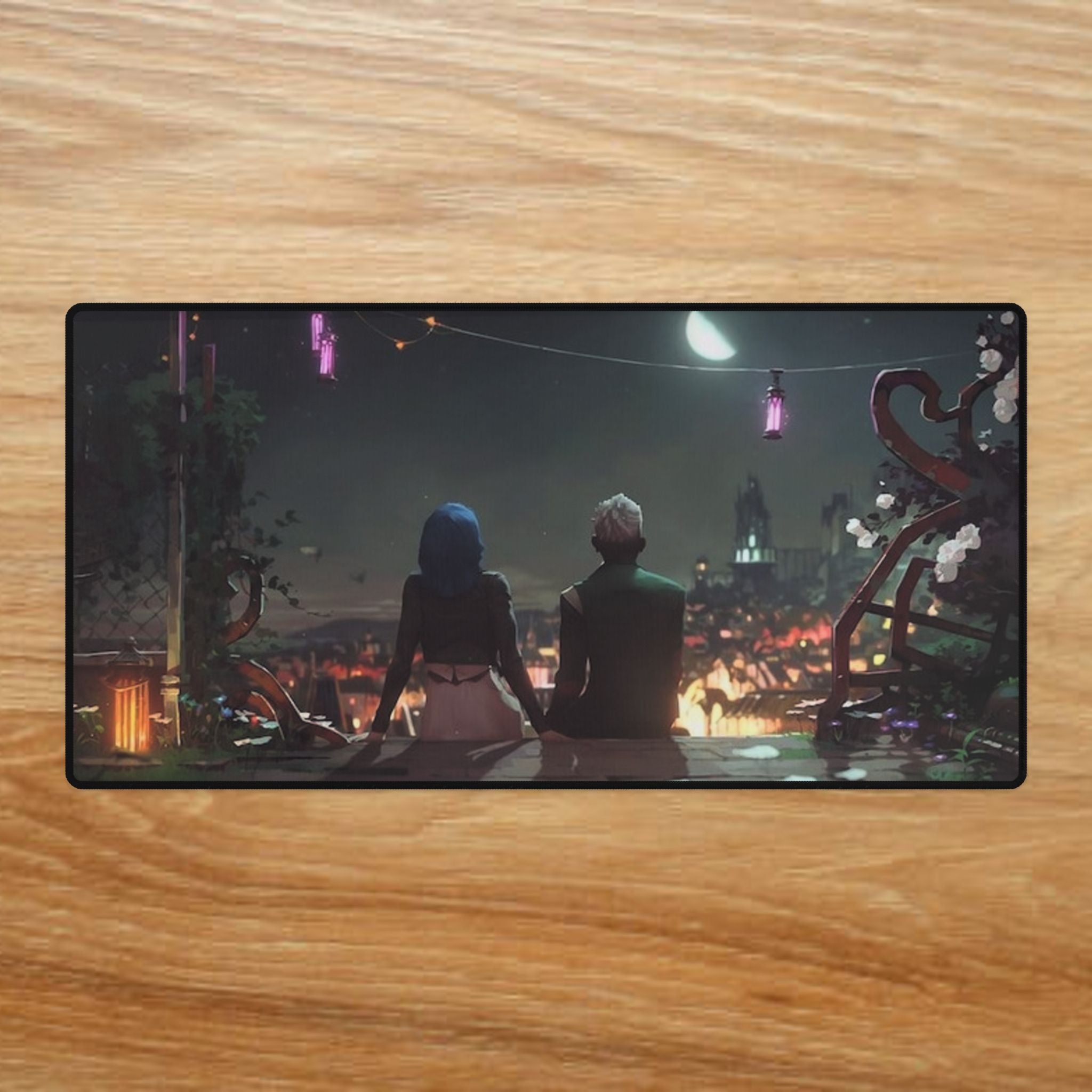 League of Legends Arcane Jinx & Ekko Desk Mat | XL Gaming Mouse Pad, 3 Sizes