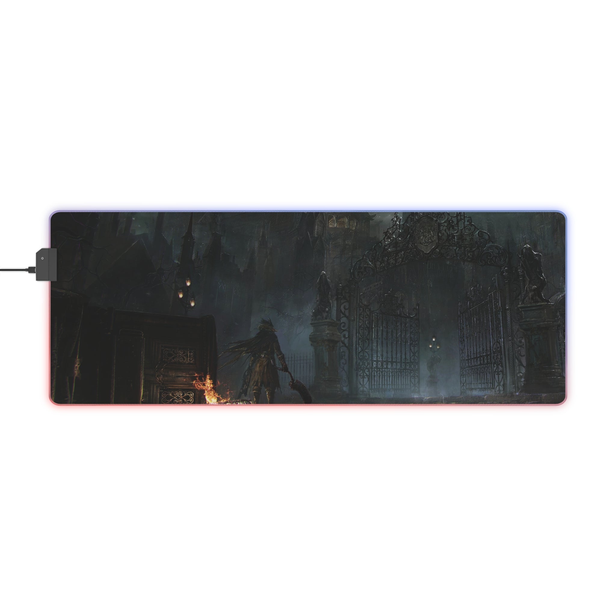 Elden Ring LED RGB Gaming Mouse Pad | Desk Mat with USB, Non-Slip, Gamer Accessories