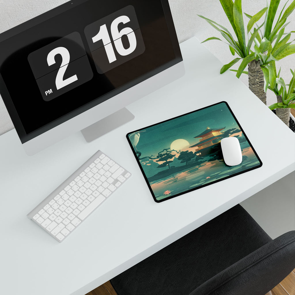 Japanese Landscape Desk Mat | Non-Slip Gaming & Office Mouse Pad, Minimalist