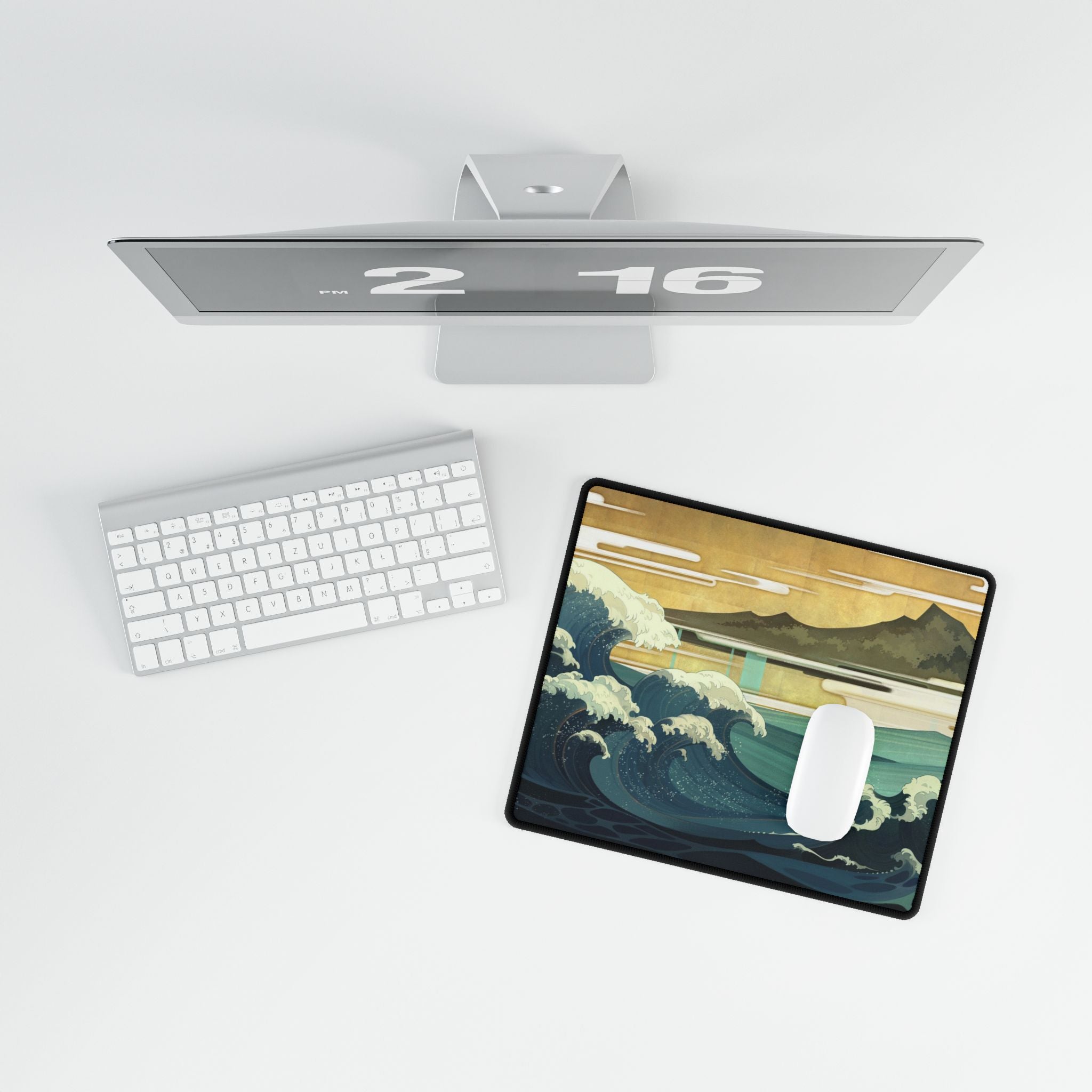 Under the Wave off Kanagawa Desk Mat | XL Non-Slip Gaming & Office Mouse Pad