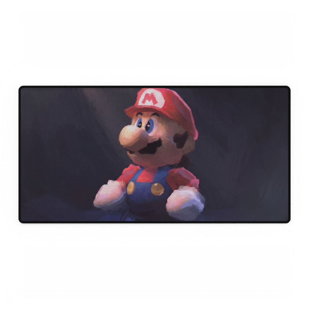 Plush Mario Character Desk Mat | Gaming Mouse Pad