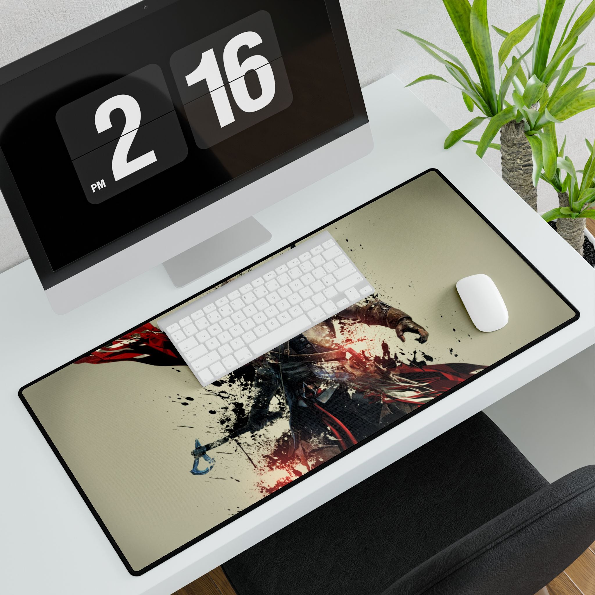 Assasin's Creed 3 Connor - Gamer Desk Mat, Modern Decor, Unique Gift for Gamers, Desk Accessories
