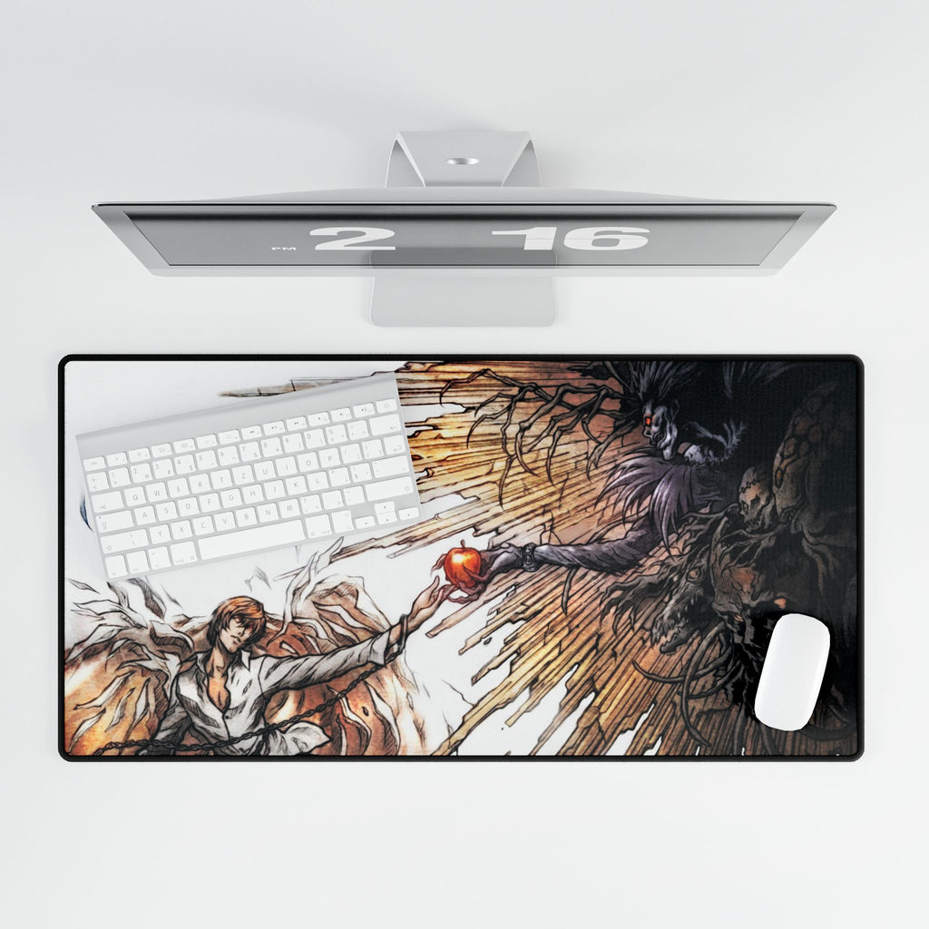 Death Note Light Yagami and Ryuk Mousepad - High-Quality, Non-Slip, Anime Gaming Mat