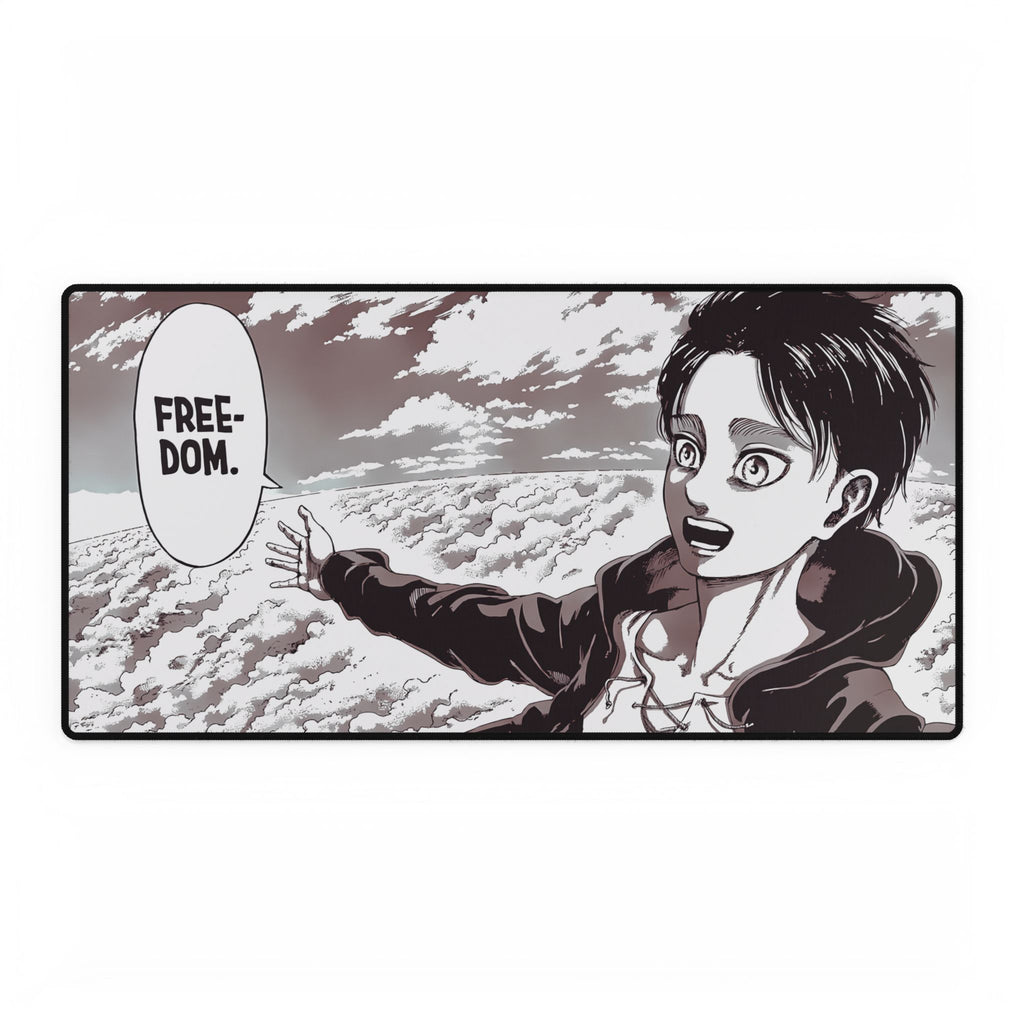 Attack on Titan Eren Yeager Desk Mat | XL Anime Gaming Mouse Pad