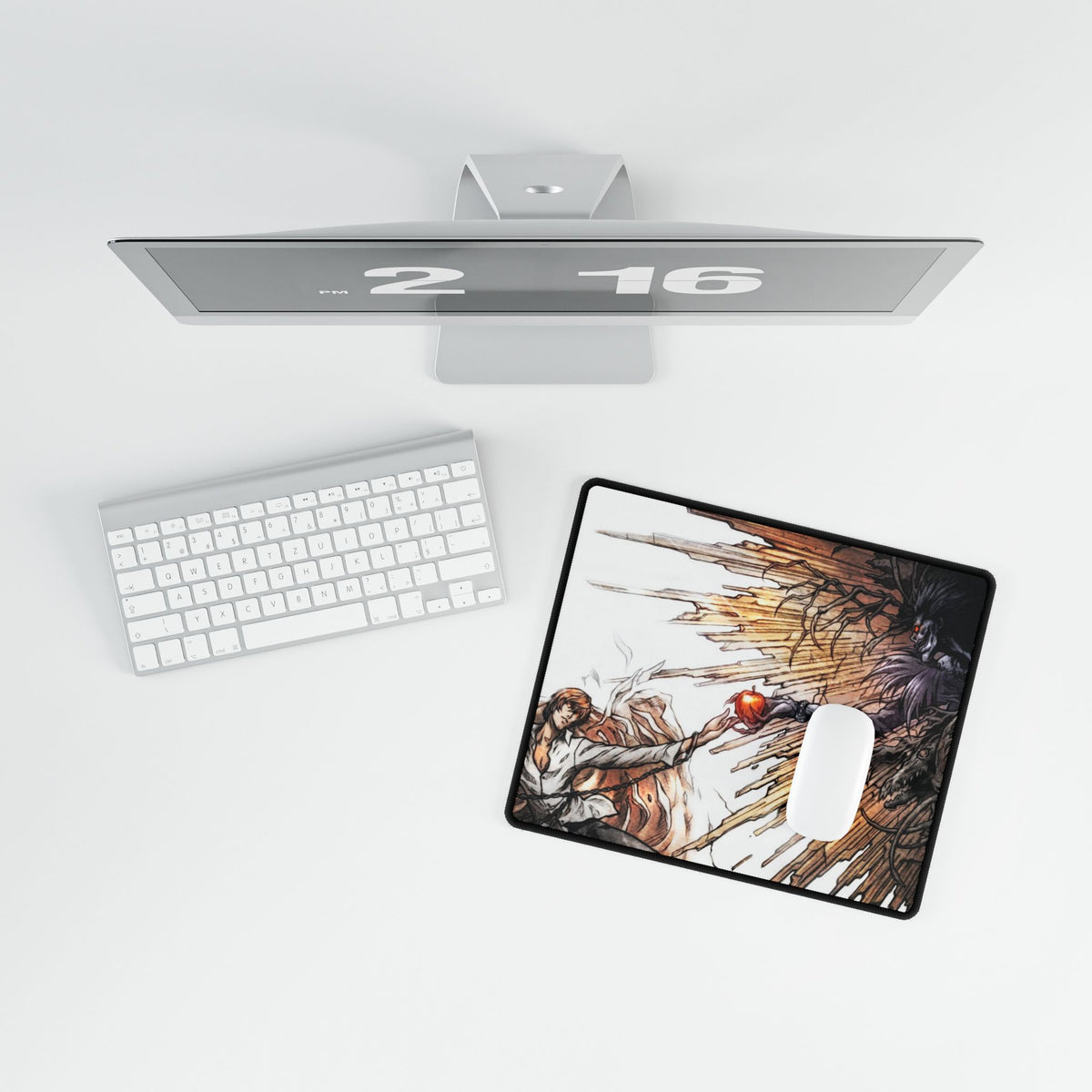 Death Note Light Yagami and Ryuk Mousepad - High-Quality, Non-Slip, Anime Gaming Mat