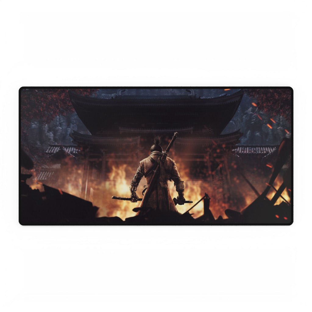 Sekiro: Shadows Die Twice Desk Mat | XL Gaming Mouse Pad, Japanese Art Office Decor