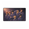 Anime School Uniform Boys Desk Mat | Large Gaming Mouse Pad