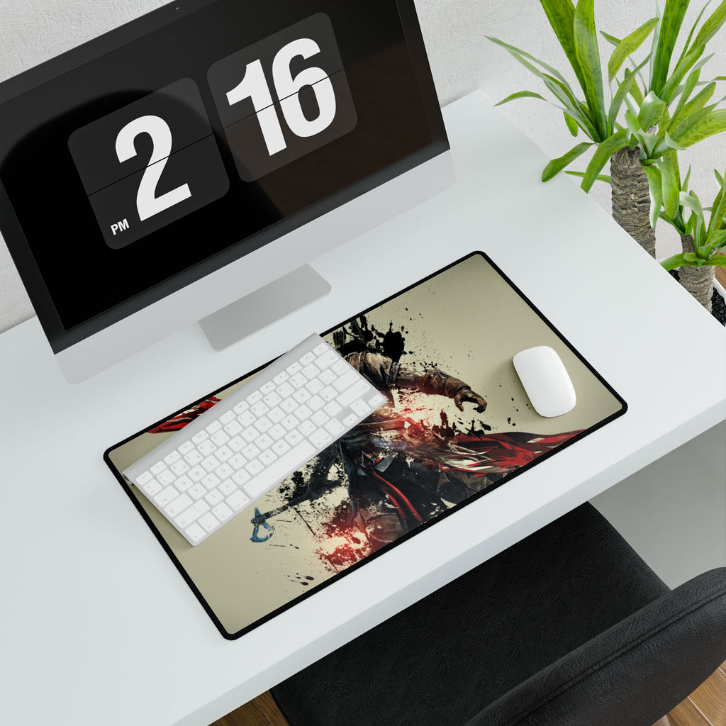 Assasin's Creed 3 Connor - Gamer Desk Mat, Modern Decor, Unique Gift for Gamers, Desk Accessories