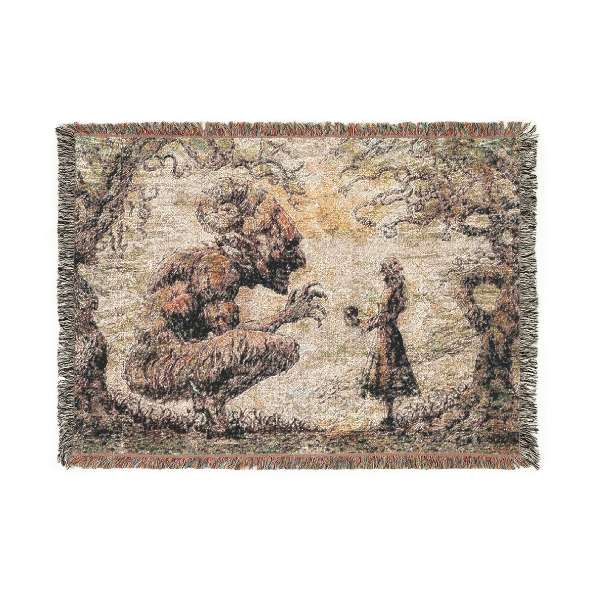 Attack on Titan Woven Blanket, Titan Anime Throw Blanket, Vintage Anime Tapestry, AOT Room Decor, Japanese Anime Gift, Gaming Blanket