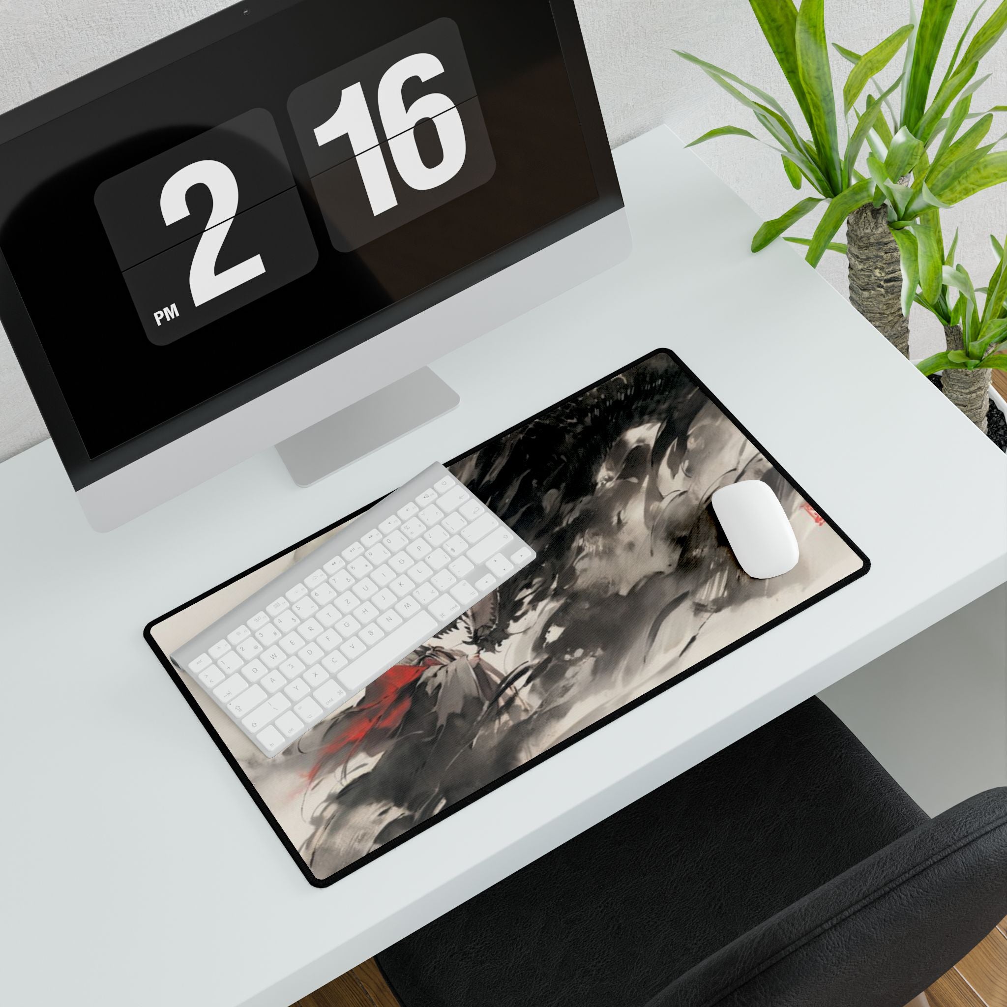Scales & Silk Desk Mat | Non-Slip Gaming & Office Mouse Pad, Anti-Fray Edges