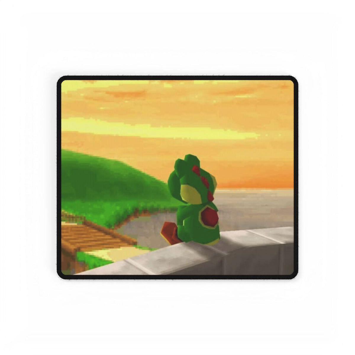 Sunset Yoshi Scene Desk Mat | Gaming Mouse Pad