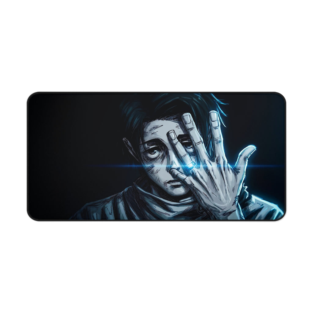 Yuta Okkotsu Desk Mat, JJK Anime Mousepad, Blue Energy Gaming Desk Pad, Jujutsu Kaisen Manga Style XL Mouse Mat, Anime Gamer Gift