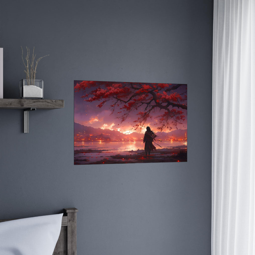 Reflections Of A Fiery Sunset. Matte Posters, Fine Art Paper Prints, Wall Art Decor, Artistic Print for Photography Lovers