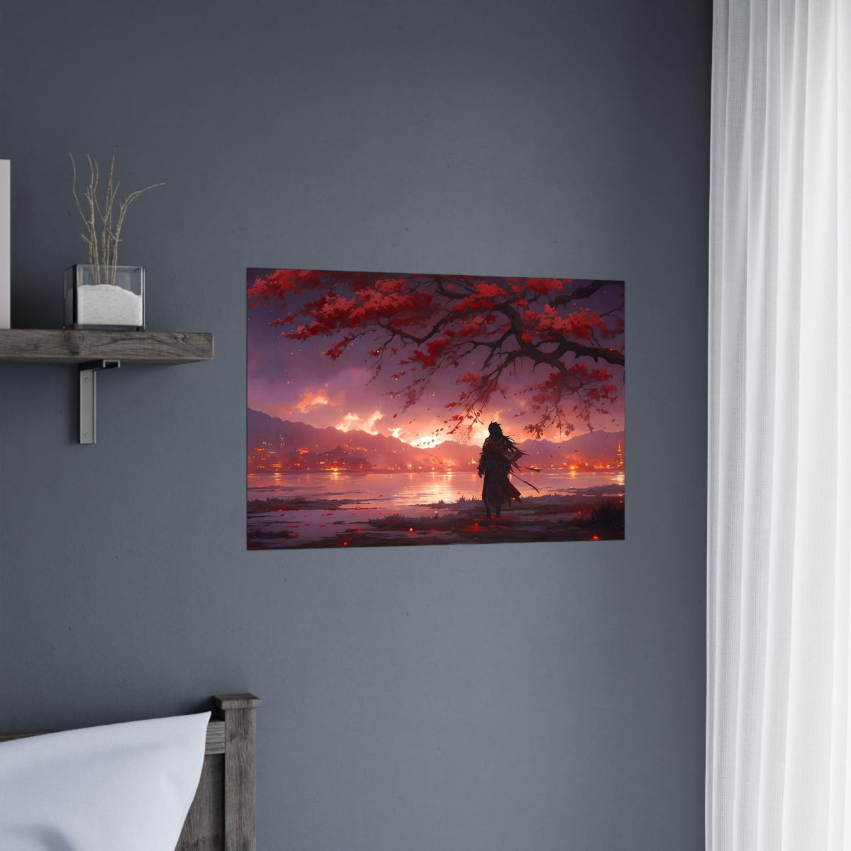 Reflections Of A Fiery Sunset. Matte Posters, Fine Art Paper Prints, Wall Art Decor, Artistic Print for Photography Lovers
