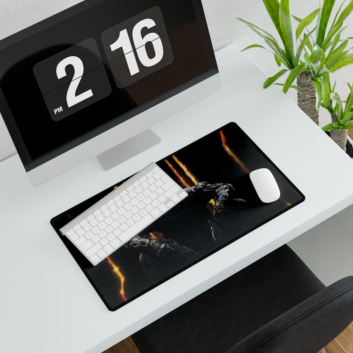 Black Ops 3 Soldier - Desk Mat, Gaming Mouse Pad, Computer Desk Protector, Office Decor, Perfect for PC Gamers, Esports Gift