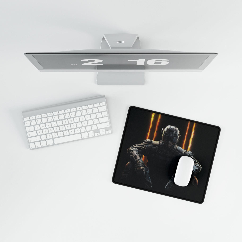 Black Ops 3 Soldier - Desk Mat, Gaming Mouse Pad, Computer Desk Protector, Office Decor, Perfect for PC Gamers, Esports Gift