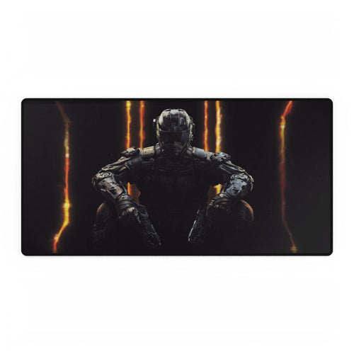 Black Ops 3 Soldier - Desk Mat, Gaming Mouse Pad, Computer Desk Protector, Office Decor, Perfect for PC Gamers, Esports Gift