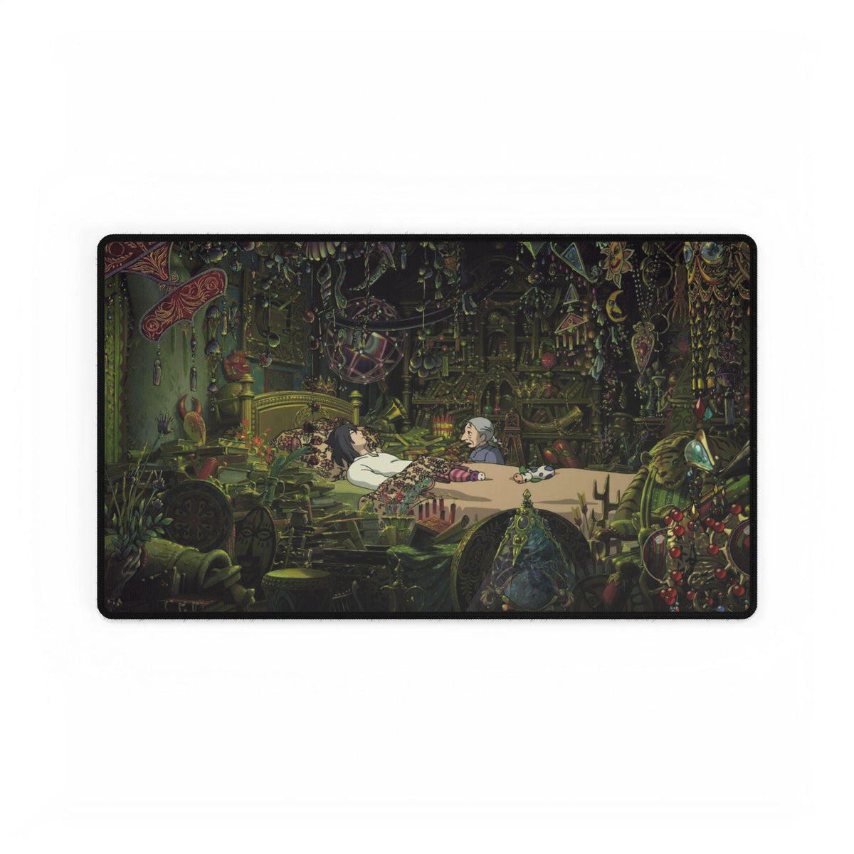 Howls Room Desk Mat | Fantasy Anime Room Scene, Large Mouse Pad