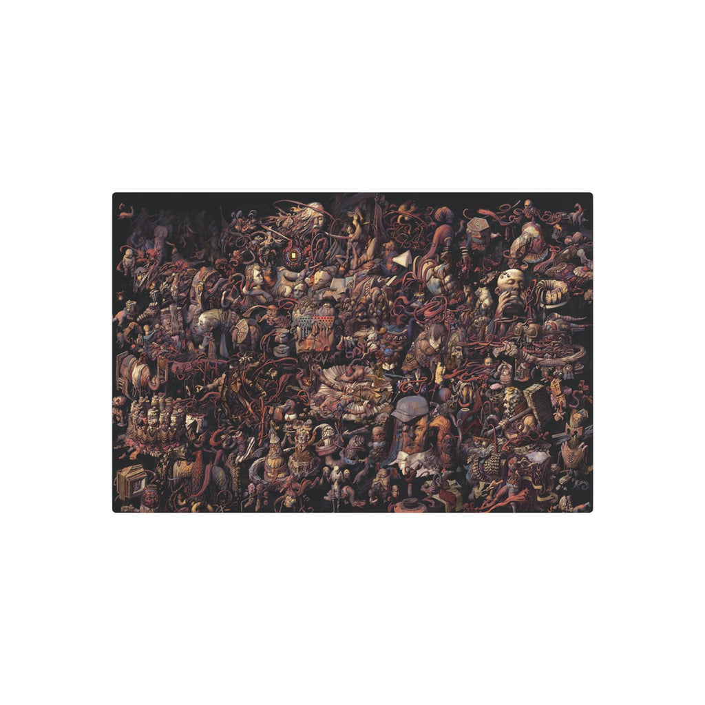 Disco Elysium Thought Cabinet Metal Art Sign | Dark Fantasy Illustration