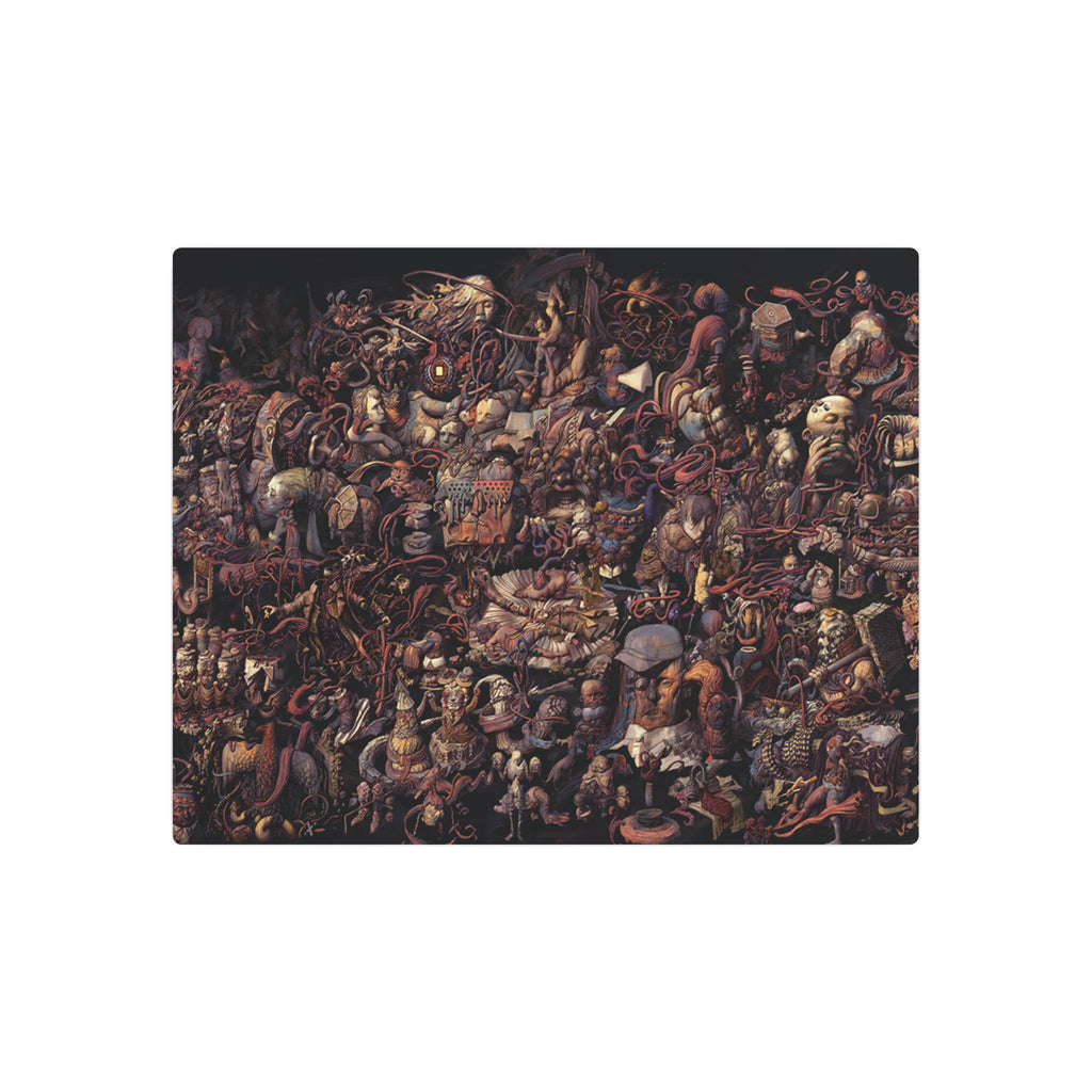 Disco Elysium Thought Cabinet Metal Art Sign | Dark Fantasy Illustration