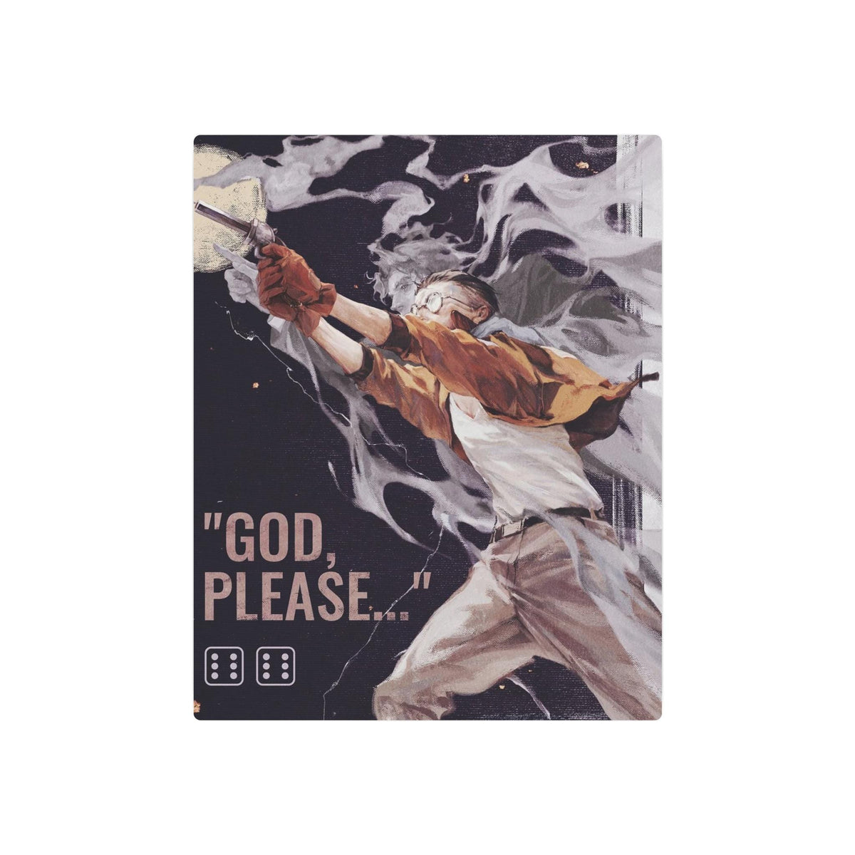 Disco Elysium Kim Kitsuragi Metal Art Sign | Wall Decor Illustration