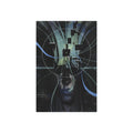 Disco Elysium Visual Calculus Cybernetic Skull Metal Art Sign | Futuristic Wall Decor