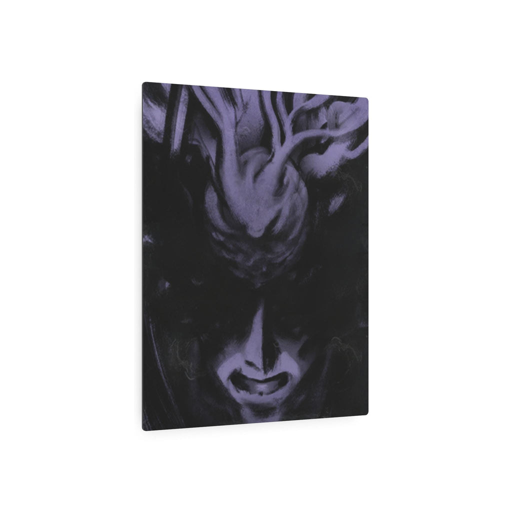 Disco Elysium Suggestion Metal Art Sign | Purple Demon Face, Dark Fantasy Wall Decor