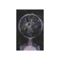 Disco Elysium Inland Empire Surreal Moon Head Metal Art Sign | Cosmic Skeleton Wall Decor