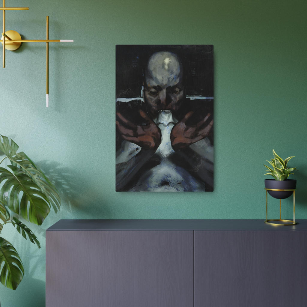 Disco Elysium Rhetoric Metal Wall Art | Rhetoric Skill Poster | Revachol Gaming Decor | RPG Inspired Metal Sign