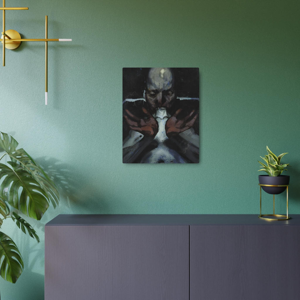 Disco Elysium Rhetoric Metal Wall Art | Rhetoric Skill Poster | Revachol Gaming Decor | RPG Inspired Metal Sign