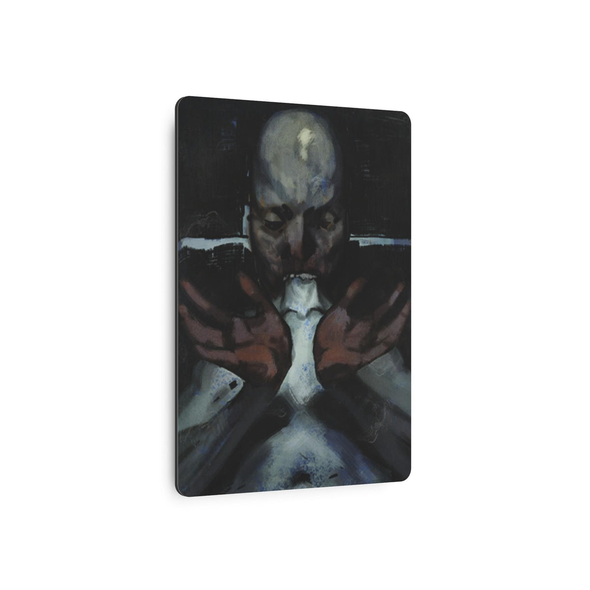 Disco Elysium Rhetoric Metal Wall Art | Rhetoric Skill Poster | Revachol Gaming Decor | RPG Inspired Metal Sign