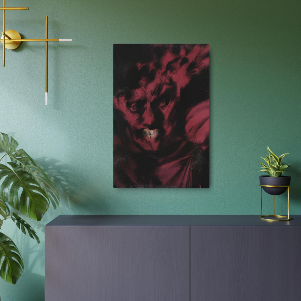 Disco Elysium Half Light Metal Wall Art | Half Light Skill Poster | Revachol Gaming Decor | RPG Inspired Metal Sign