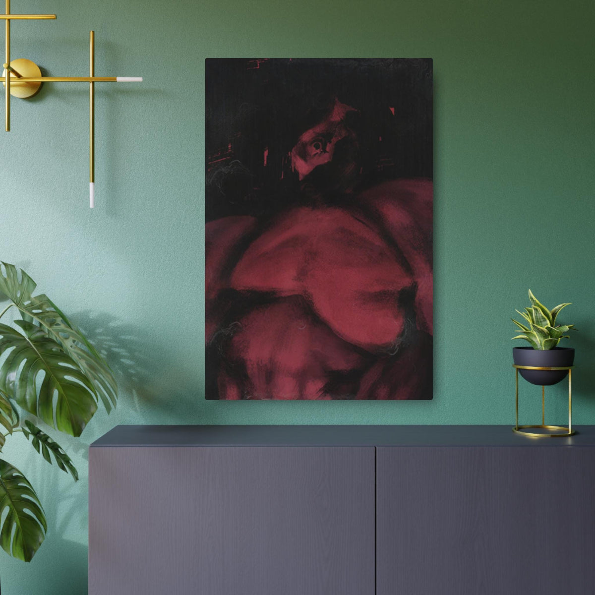 Disco Elysium Endurance Metal Wall Art | Endurance Skill Poster | Revachol Gaming Decor | RPG Inspired Metal Sign