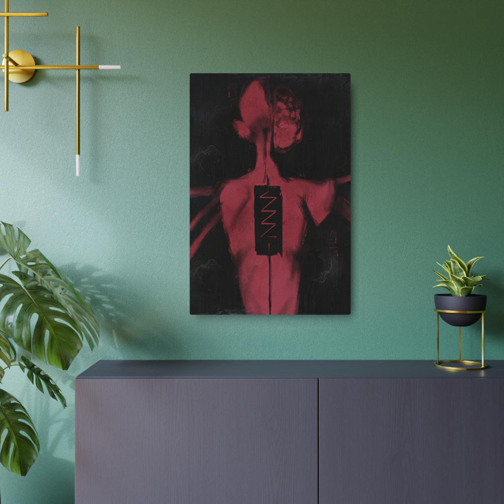 Disco Elysium Electrochemistry Metal Wall Art | Electrochemistry Skill Poster | Revachol Gaming Decor | RPG Inspired Metal Sign
