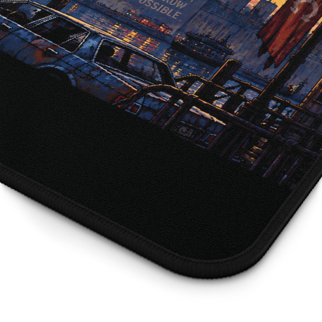 Disco Elysium Mouse Pad, Revachol Pixel Art Desk Mat, Harry & Kim Gaming Mousepad, Retro RPG Gamer Desk Decor, Large Extended Mat
