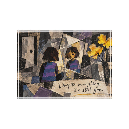 Despite Everything, Its Still You — Undertale Inspired Acrylic Photo Block, Abstract Mirror Art, Gamer Gift
