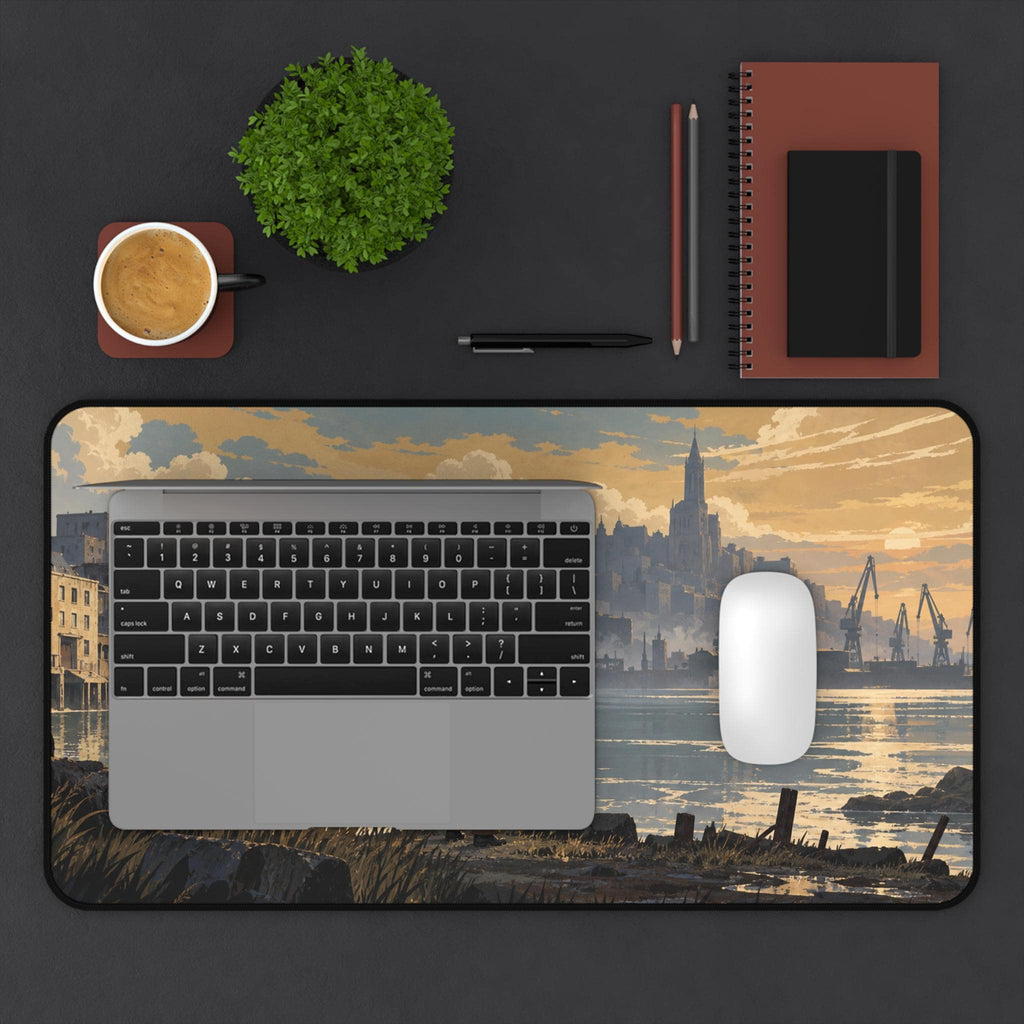 Disco Elysium Inspired Desk Mat, Harry Du Bois Revachol Mouse Pad, Neoprene Gaming Desk Pad, Atmospheric RPG Gift
