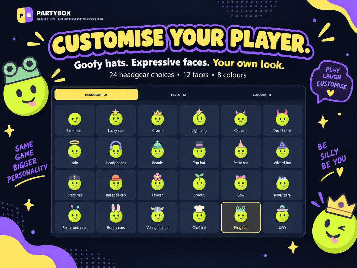 PartyBox: 19 Multiplayer Party Games for 2–8 Players | Phones as Controllers | Windows PC Digital Download