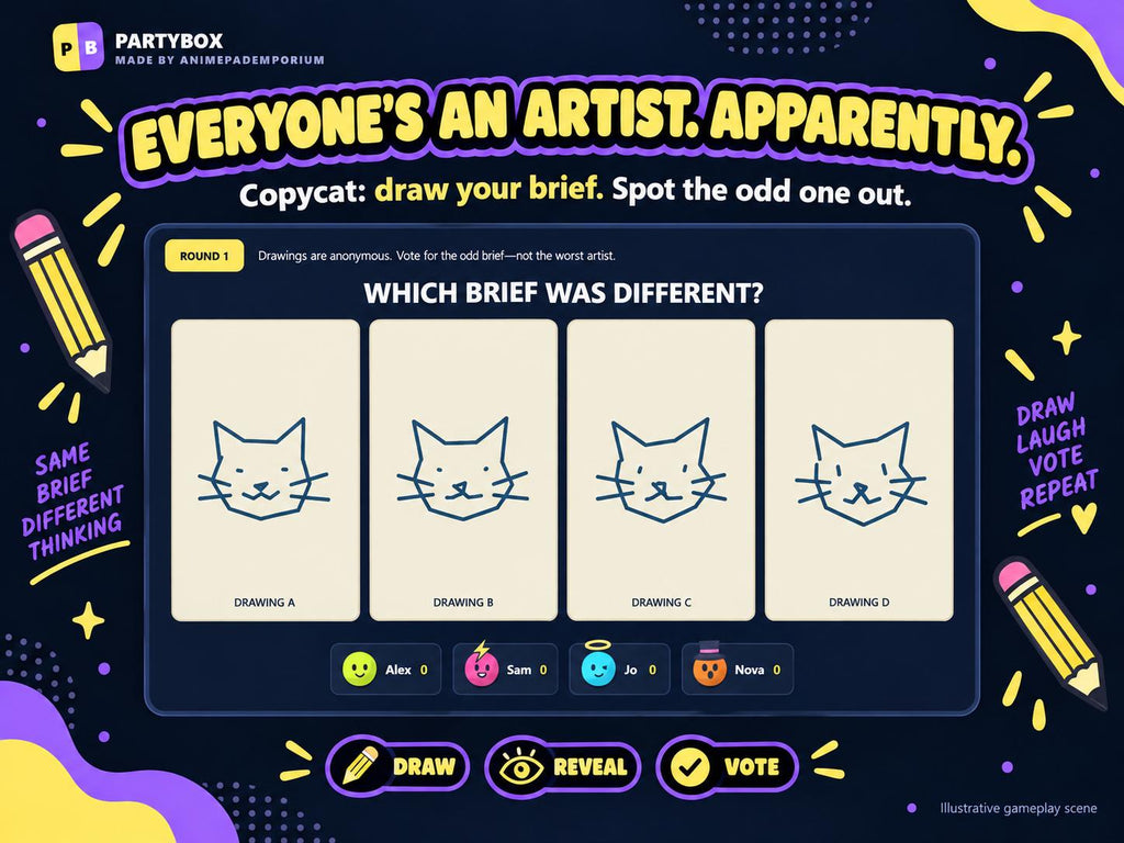 PartyBox: 19 Multiplayer Party Games for 2–8 Players | Phones as Controllers | Windows PC Digital Download