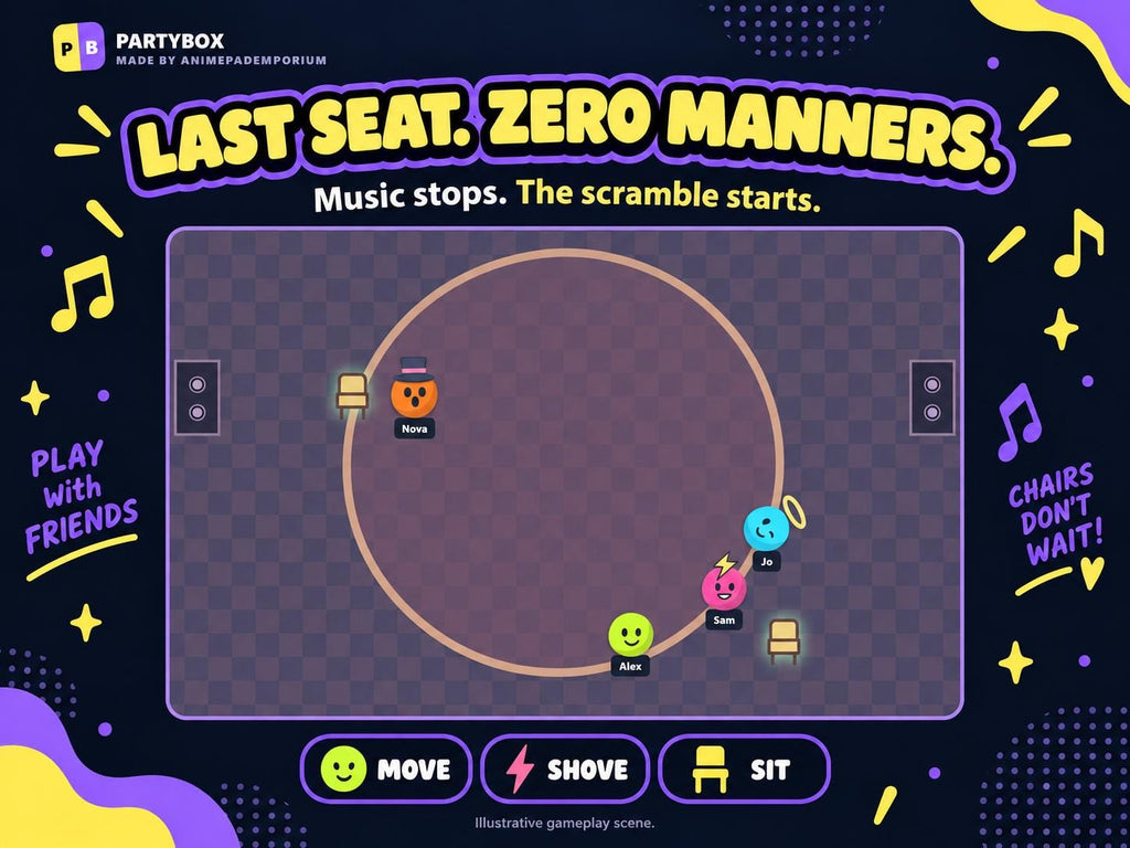 PartyBox: 19 Multiplayer Party Games for 2–8 Players | Phones as Controllers | Windows PC Digital Download