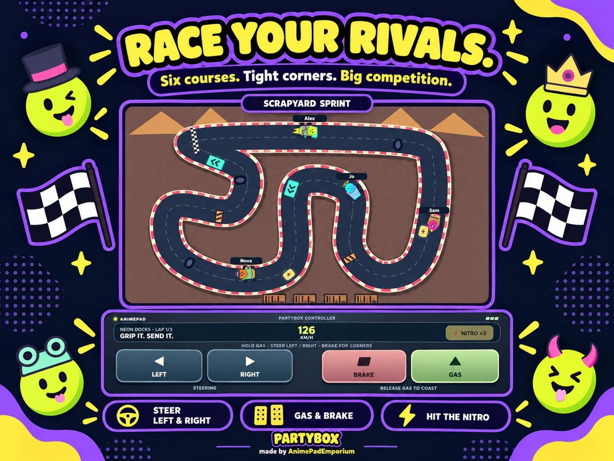 PartyBox: 19 Multiplayer Party Games for 2–8 Players | Phones as Controllers | Windows PC Digital Download
