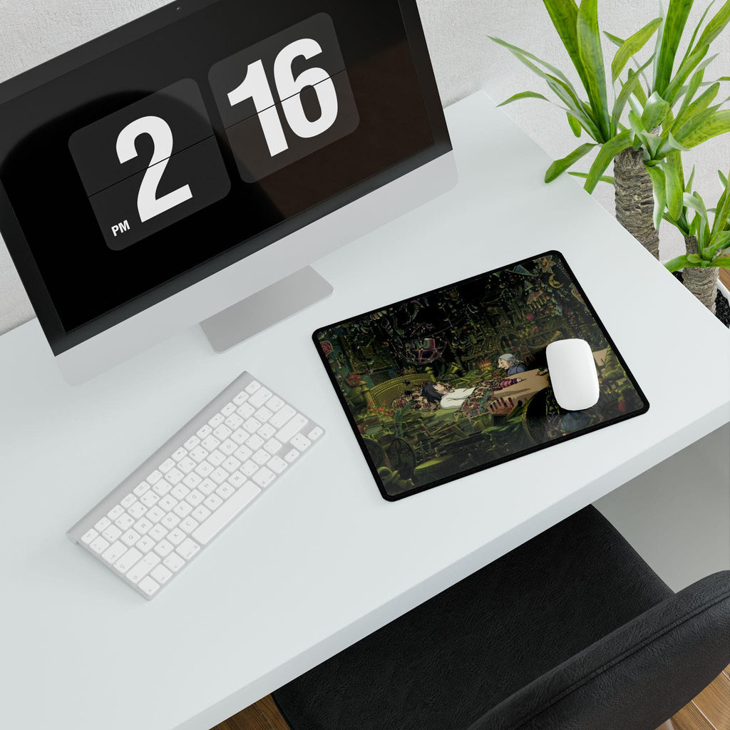 Howls Room Desk Mat | Fantasy Anime Room Scene, Large Mouse Pad