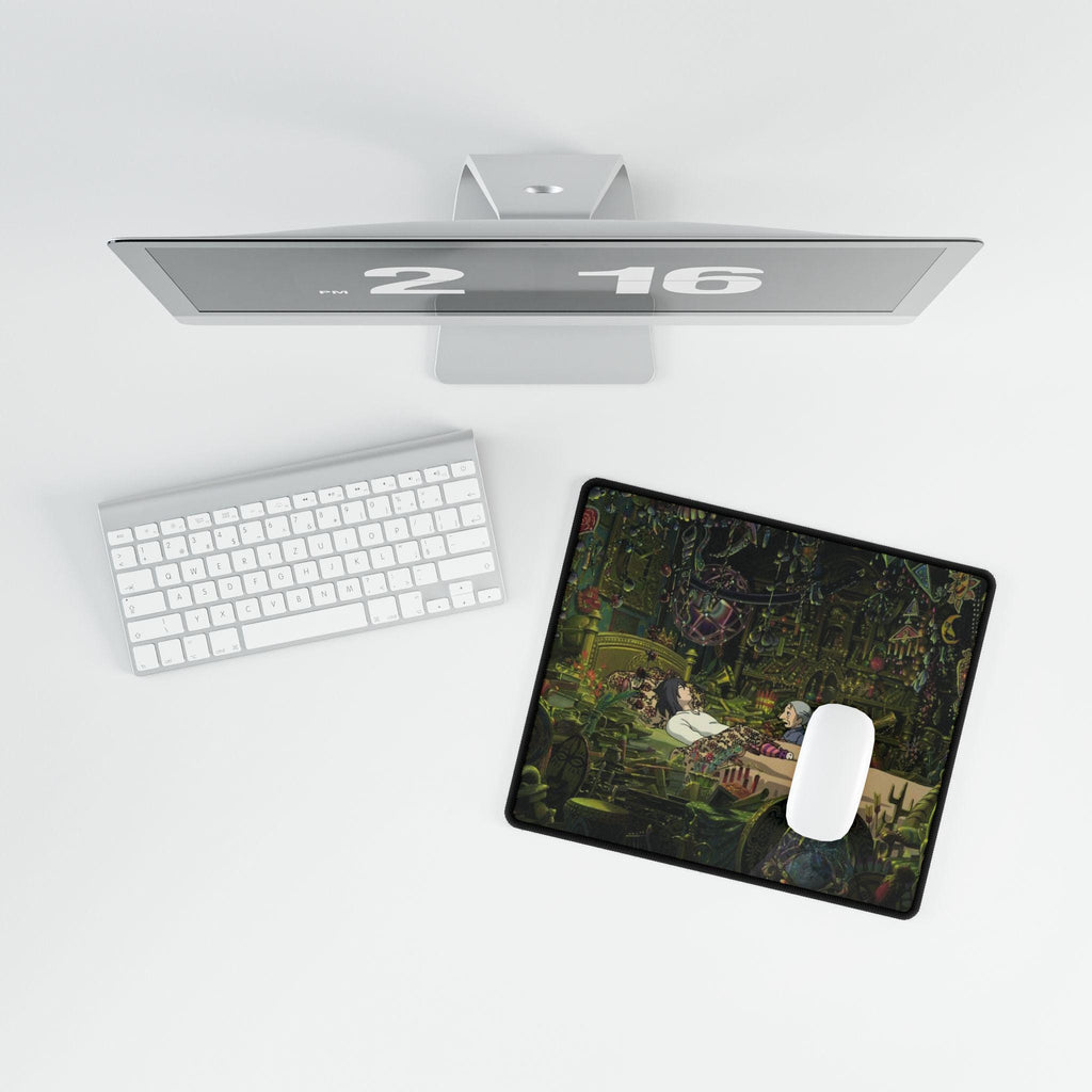 Howls Room Desk Mat | Fantasy Anime Room Scene, Large Mouse Pad