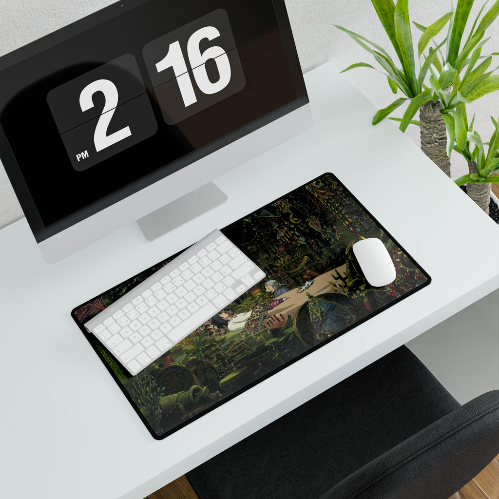 Howls Room Desk Mat | Fantasy Anime Room Scene, Large Mouse Pad