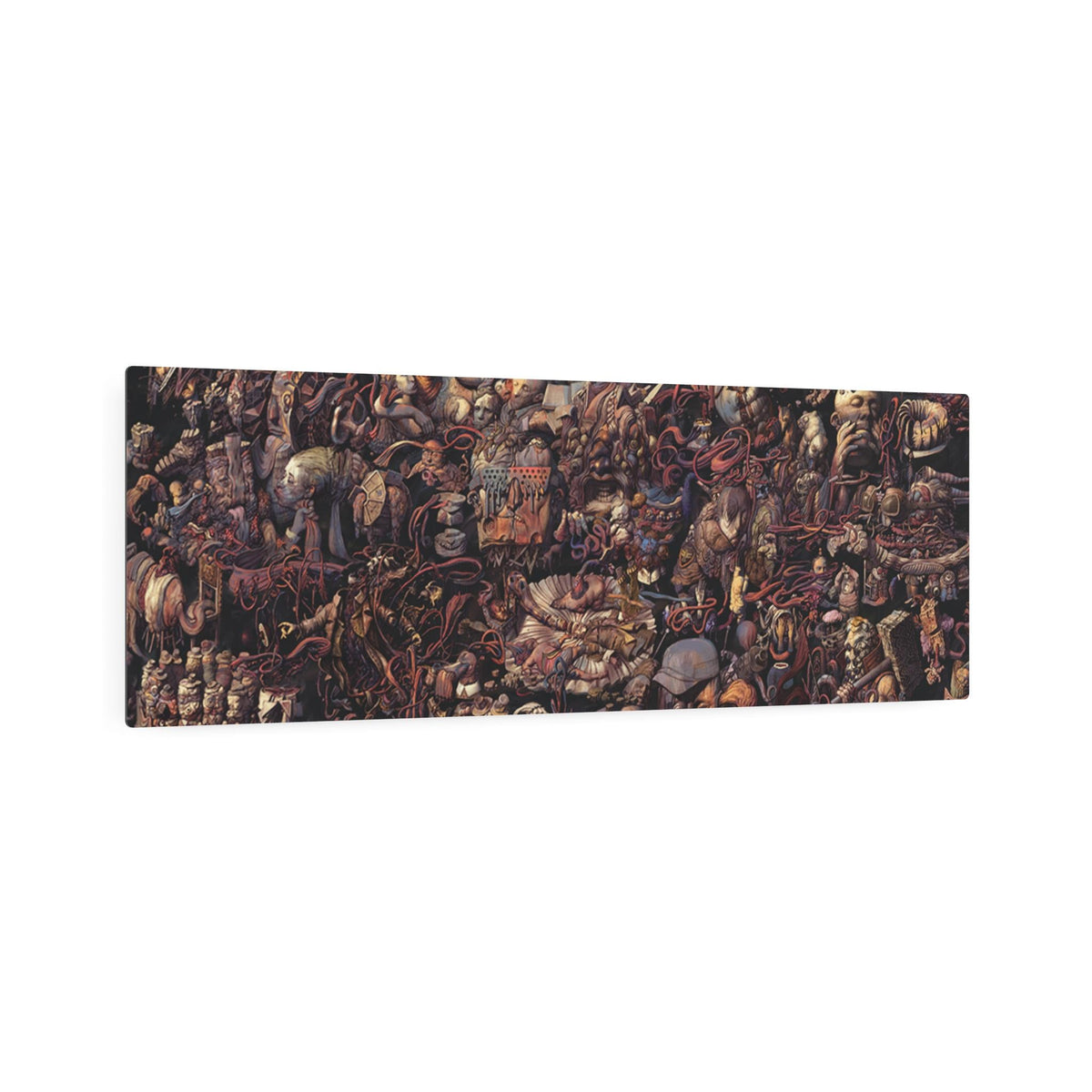 Disco Elysium Thought Cabinet Metal Art Sign | Dark Fantasy Illustration