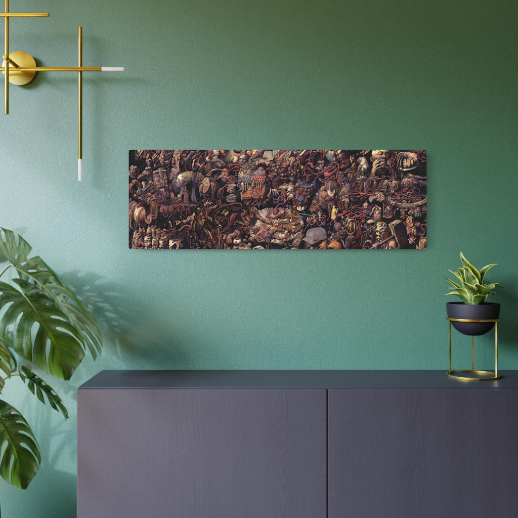 Disco Elysium Thought Cabinet Metal Art Sign | Dark Fantasy Illustration