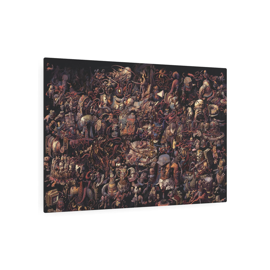 Disco Elysium Thought Cabinet Metal Art Sign | Dark Fantasy Illustration