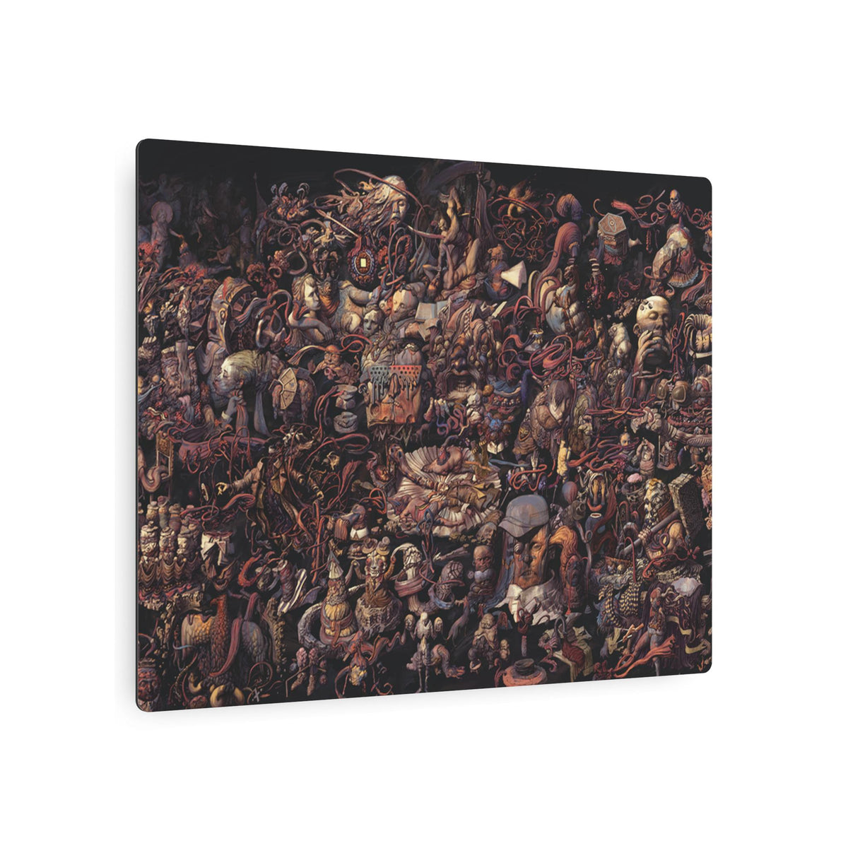 Disco Elysium Thought Cabinet Metal Art Sign | Dark Fantasy Illustration