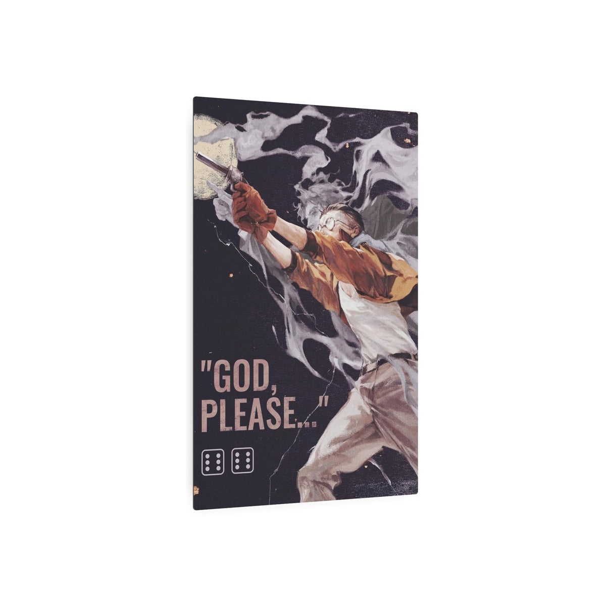 Disco Elysium Kim Kitsuragi Metal Art Sign | Wall Decor Illustration