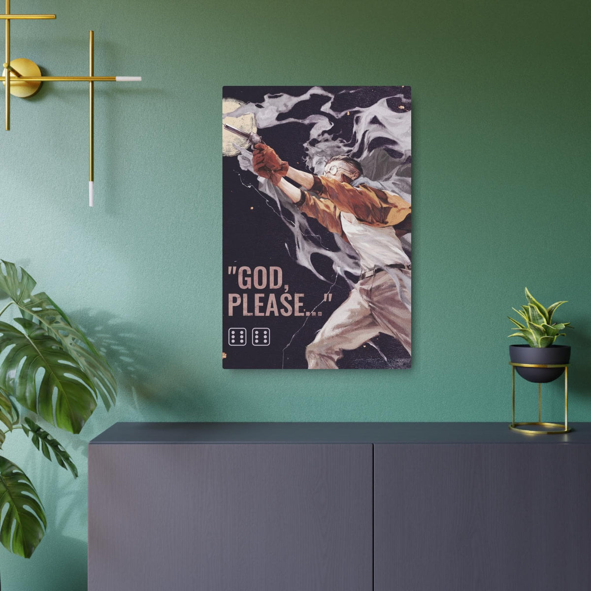Disco Elysium Kim Kitsuragi Metal Art Sign | Wall Decor Illustration